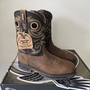 Georgia Boot Carbo-Tec LT Waterproof Pull-On Work Boot 12 W GB00266 Boots